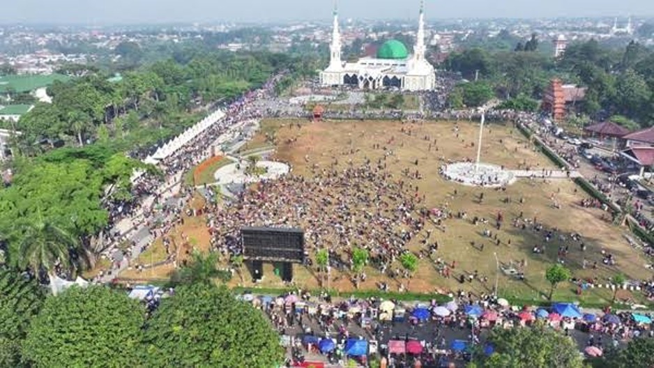 Pedagang PKL Sebut Ramainya Alun-Alun Tegar Beriman Jadi Berkah untuk Cari Penghasilan